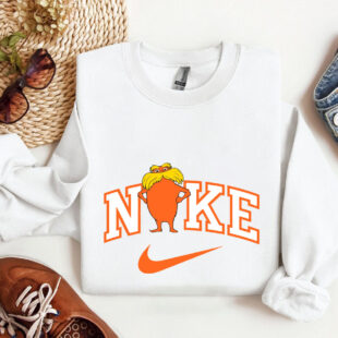 The Lorax Dr Seuss Nike Embroidered Sweatshirt