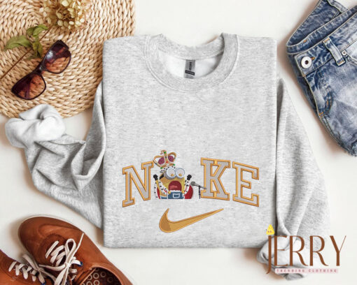 Minnion Nike Embroidered Sweatshirt - Image 2