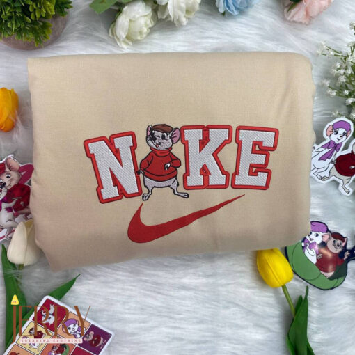 Miss Bianca And The Bernard Disney Nike Embroidered Sweatshirt - Image 3