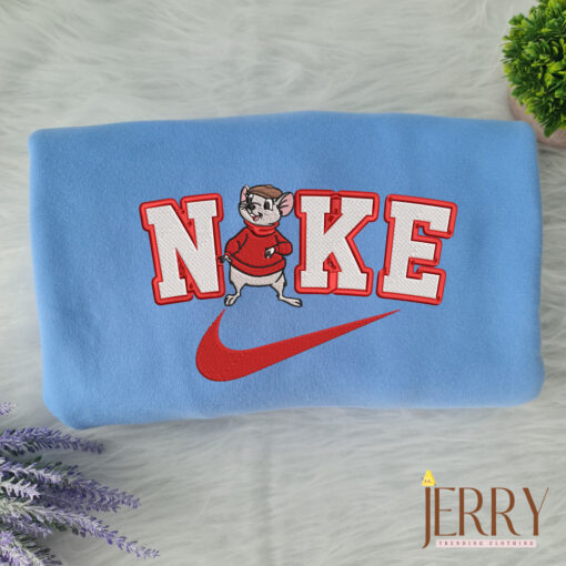 Miss Bianca And The Bernard Disney Nike Embroidered Sweatshirt - Image 4