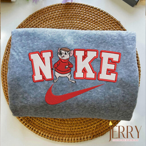 Miss Bianca And The Bernard Disney Nike Embroidered Sweatshirt - Image 6