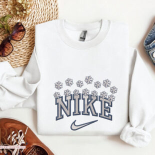 Nike Christmas Embroidered Sweatshirt