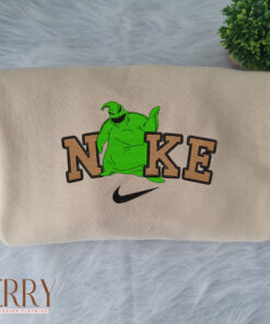 Oogie Boogie Man Disney Nike Embroidered Sweatshirt