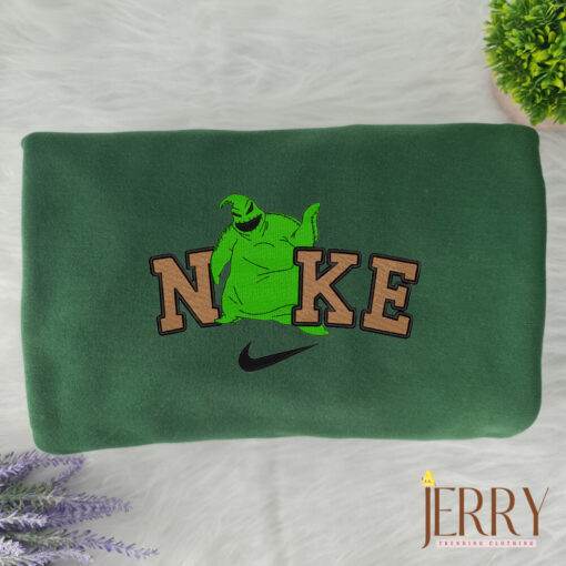 Oogie Boogie Man Disney Nike Embroidered Sweatshirt - Image 3