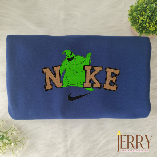Oogie Boogie Man Disney Nike Embroidered Sweatshirt - Image 6