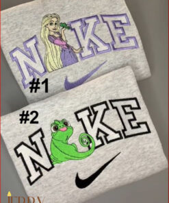 Pascal And Rapunzel Matching Nike Embroidered Sweatshirt