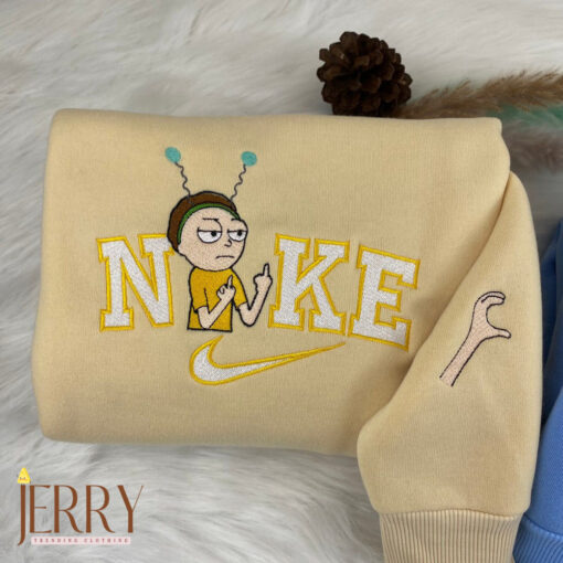 Rick And Morty Nike Embroidered Sweatshirt - Image 3