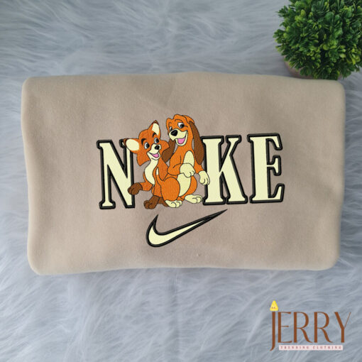 Rox et Rouky Disney Nike Embroidered Sweatshirt - Image 4