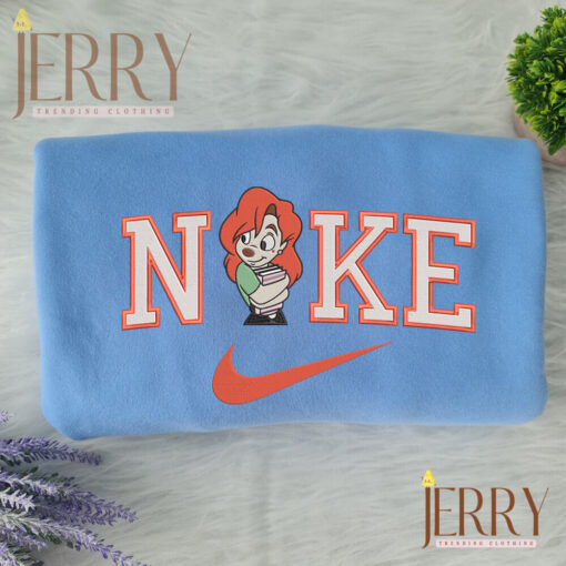 Roxanne And Goofy Disney Movie Nike Embroidered Sweatshirts - Image 4