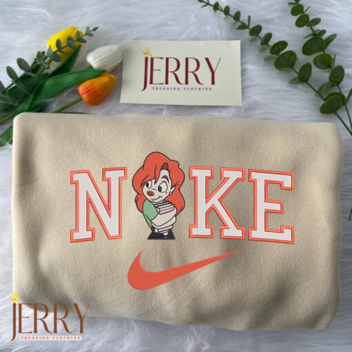 Roxanne And Goofy Disney Movie Nike Embroidered Sweatshirts - Image 5