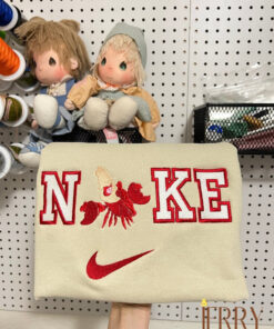 Sebastian The Little Mermaid Disney Nike Embroidered Sweatshirt