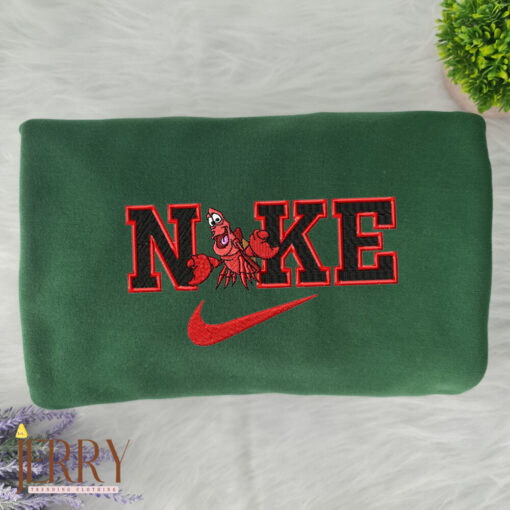 Sebastian The Mermaid Disney Nike Embroidered Sweatshirt - Image 3