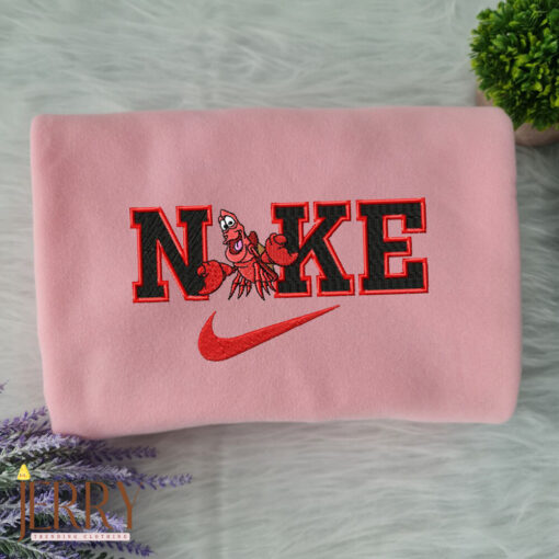 Sebastian The Mermaid Disney Nike Embroidered Sweatshirt - Image 4