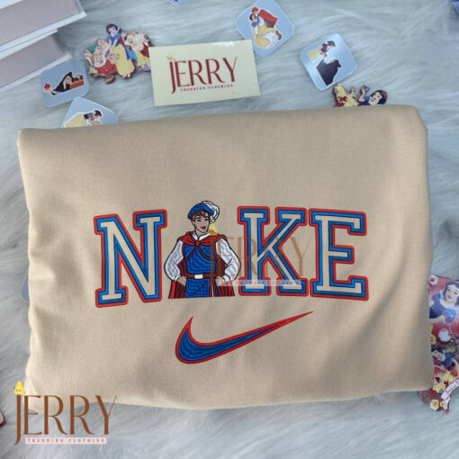 Snow White And Prince Florian Disney Nike Embroidered Sweatshirts - Image 2