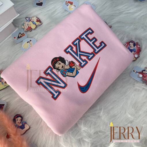 Snow White And Prince Florian Disney Nike Embroidered Sweatshirts - Image 3