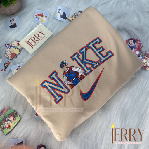 Snow White And Prince Florian Disney Nike Embroidered Sweatshirts - Image 5