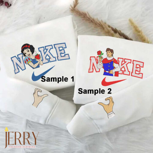 Snow White And Princess Disney Nike Embroidered Sweatshirts - Image 4