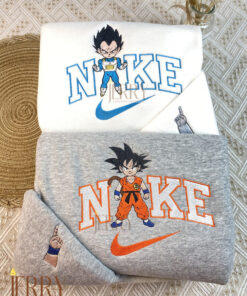 Son Goku And Vegeta Dragon Ball Nike Embroidered Sweatshirt