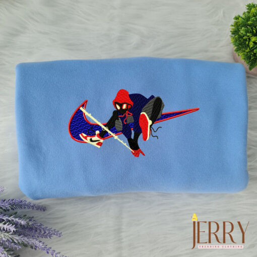 Spiderman In A Hat Nike Embroidered Sweatshirt - Image 2