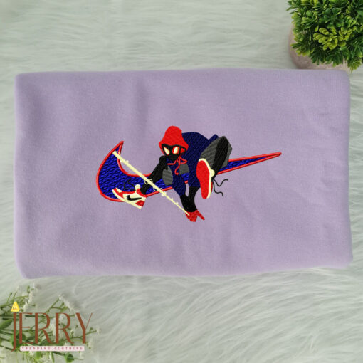 Spiderman In A Hat Nike Embroidered Sweatshirt - Image 3