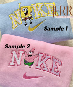 SpongeBob And Patrick Star Nike Embroidered Sweatshirt