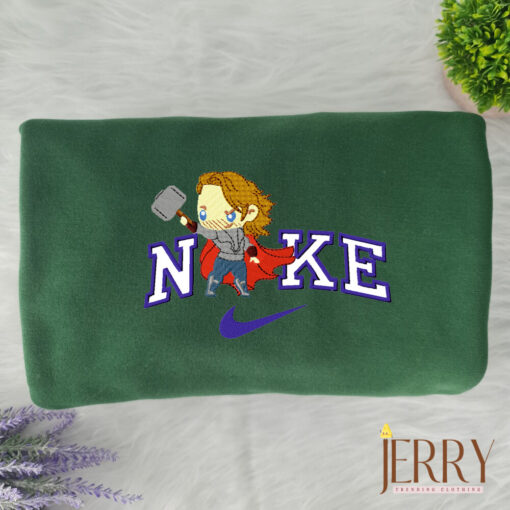 Thor Marvel Nike Embroidered Sweatshirt - Image 3