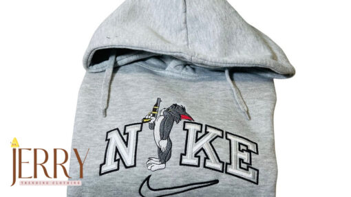 Tom And Jerry Couple Nike Embroidered Sweatshirts - Image 3
