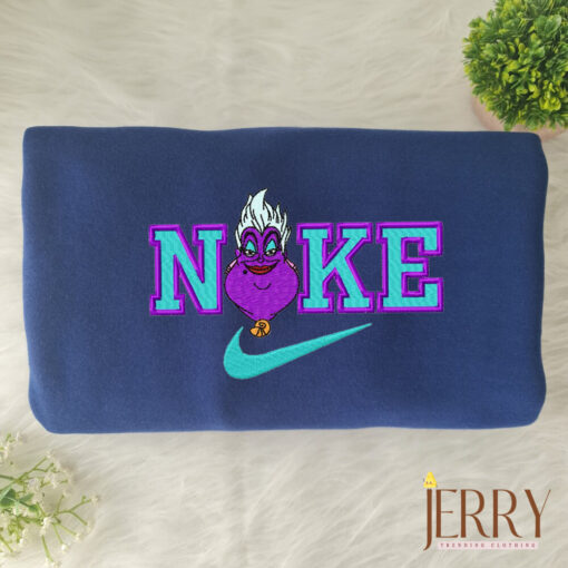 Ursula The Mermaid Disney Nike Embroidered Sweatshirt - Image 4