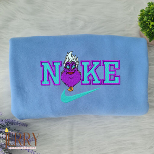 Ursula The Mermaid Disney Nike Embroidered Sweatshirt - Image 5