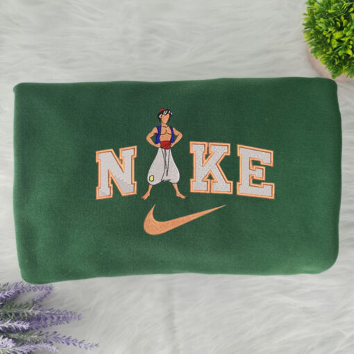 Aladdin and Jasmine Disney Nike Embroidered Sweatshirts - Image 6