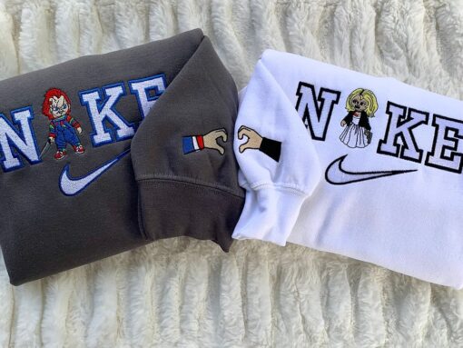 Scary Dolls Matching Set Nike Embroidered Sweatshirts - Image 2