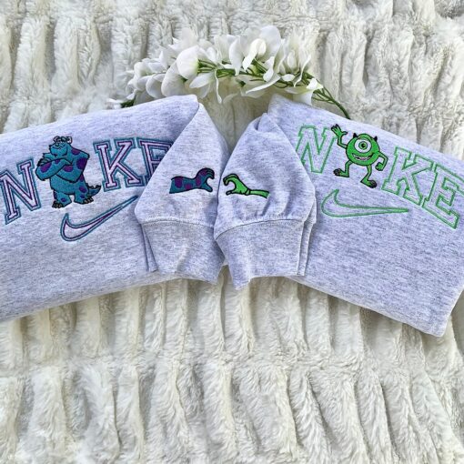 Monster Friends Disney Nike Embroidered Sweatshirts - Image 2