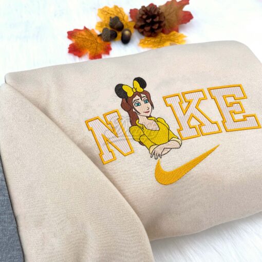 Tarzan And Jane Disney Nike Embroidered Sweatshirts - Image 2