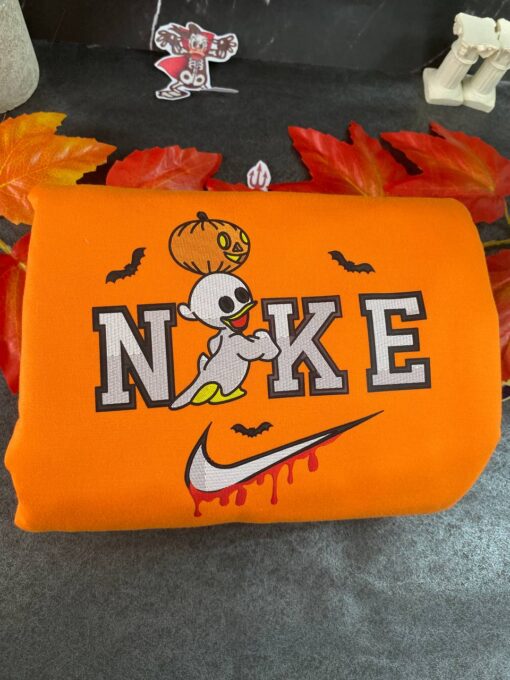 Dewey Duck And Louie Duck Disney Nike Embroidered Sweatshirts - Image 2