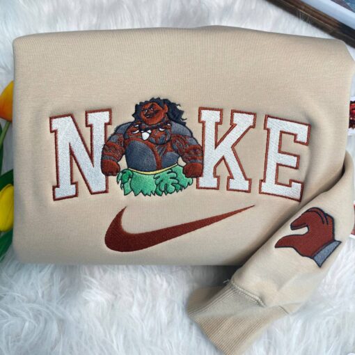 Moana And Maui Disney Nike Embroidered Sweatshirts - Image 2