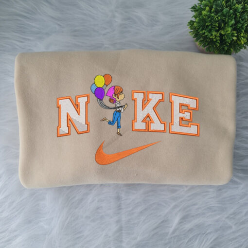Carl And Ellie Up Disney Nike Embroidered Sweatshirts - Image 4