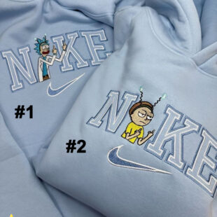 Rick and Morty Couple Hoodies Crewneck Sweatshirts