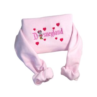 Minnie Sweater Minnie Sweatshirt Minnie Embroidered Sweatshirt Embroidered Crewneck