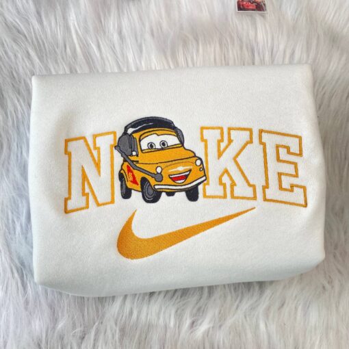 Luigi And Chick Hicks Cars Disney Nike Embroidered Sweatshirts - Image 3