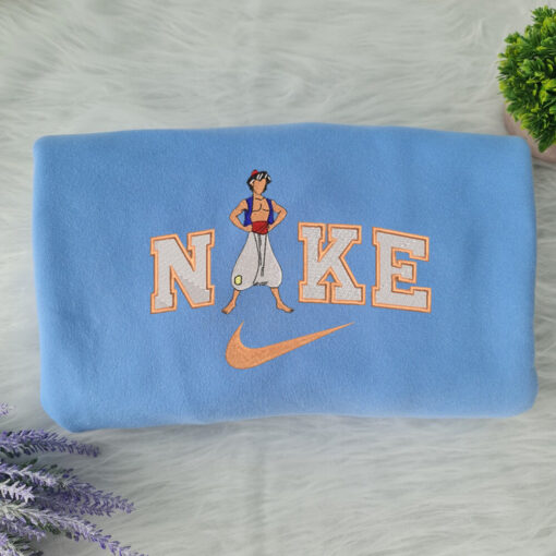 Aladdin and Jasmine Disney Nike Embroidered Sweatshirts - Image 5