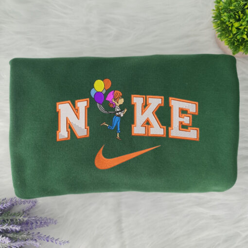 Carl And Ellie Up Disney Nike Embroidered Sweatshirts - Image 3
