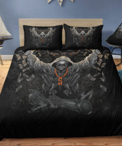 bunk bed designs bed sheets mother's day Money - S Chain Black Skull Bedding Set
