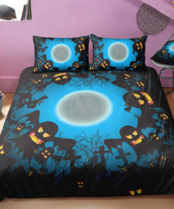 cozy bed mother's day mothers day cards Scarry Halloween Bedding Set