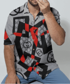 Luxury Brand Short Sleeve Button Shirt - DN17814 Hight Quality men's cocktail attire