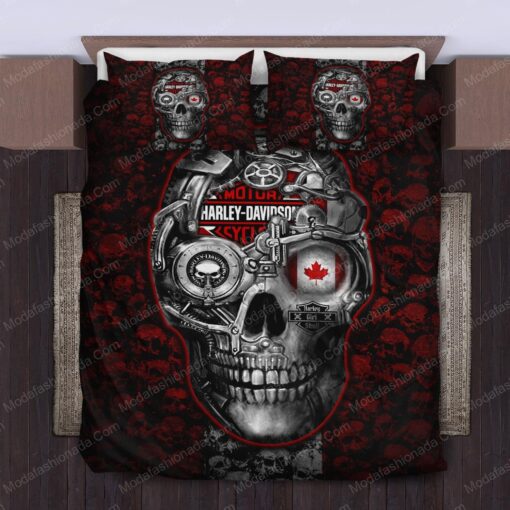 cozy bedroom aesthetic mother's day feliz dia de las madres Buy Big Skulls Harley Davidson And Canada Flag Bedding Sets Bed Sets, Bedroom Sets, Comforter Sets, Duvet Cover, Bedspread