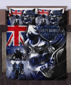 Buy Biker Skull Skeleton Motorcycle Harley-Davidson Bedding Sets Bed Sets, Bedroom Sets, Comforter Sets, Duvet Cover, Bedspread cozy bedroom aesthetic mother's day mothers day cards