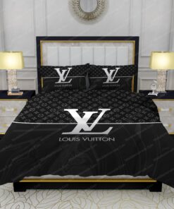 mothers day cards bed aesthetic mother's day Black And White Veinstone Louis Vuitton Bedding Sets