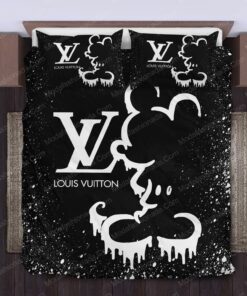 feliz dia de las madres bunk bed designs mother's day Black Mickey Mouse Louis Vuitton Bedding Sets