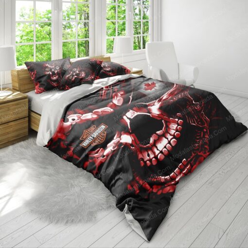 bunk bed designs mother's day Buy Canadian Flag Skull Harley Davidson Bedding Sets Bed Sets, Bedroom Sets, Comforter Sets, Duvet Cover, Bedspread - Image 4