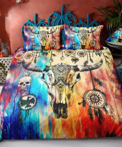cozy bedroom aesthetic bunk bed designs feliz dia de las madres mothers day cards Cow Skull Western Bedding Set